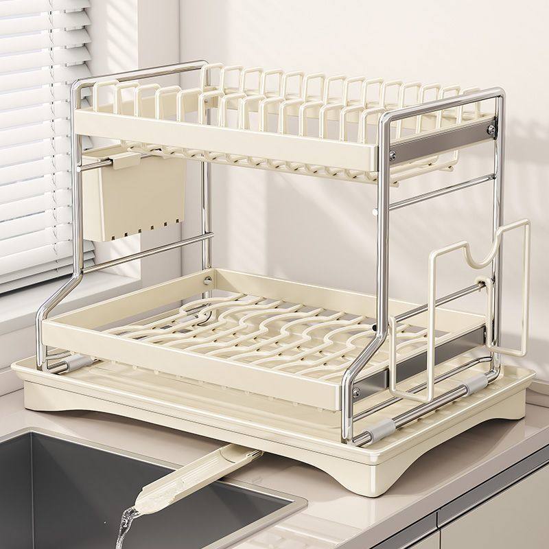 厨房碗架沥水架置物架子台面家用放碗筷碗碟收纳架双层餐具,厨房/烹饪用具,碗架,淘宝优惠券,粉丝福利购,淘宝优惠卷