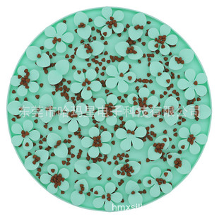 噎宠物舔食垫宠物餐垫吸盘舔垫防硅胶闻嗅缓食慢食垫猫狗宠物食具