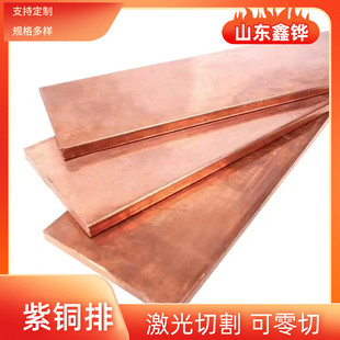 140 tu1tu2t1t2紫铜镀锡排紫铜排接地铜排无氧铜排2