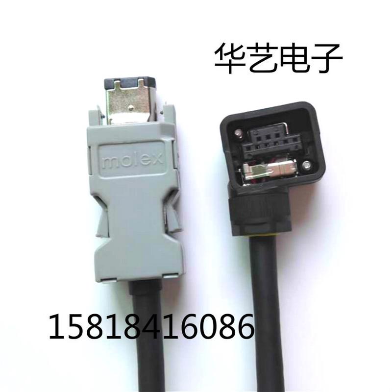 安川伺服电机编码器线 SGMJV-08AAA61 SGDV-5R5A1A动力线电源线
