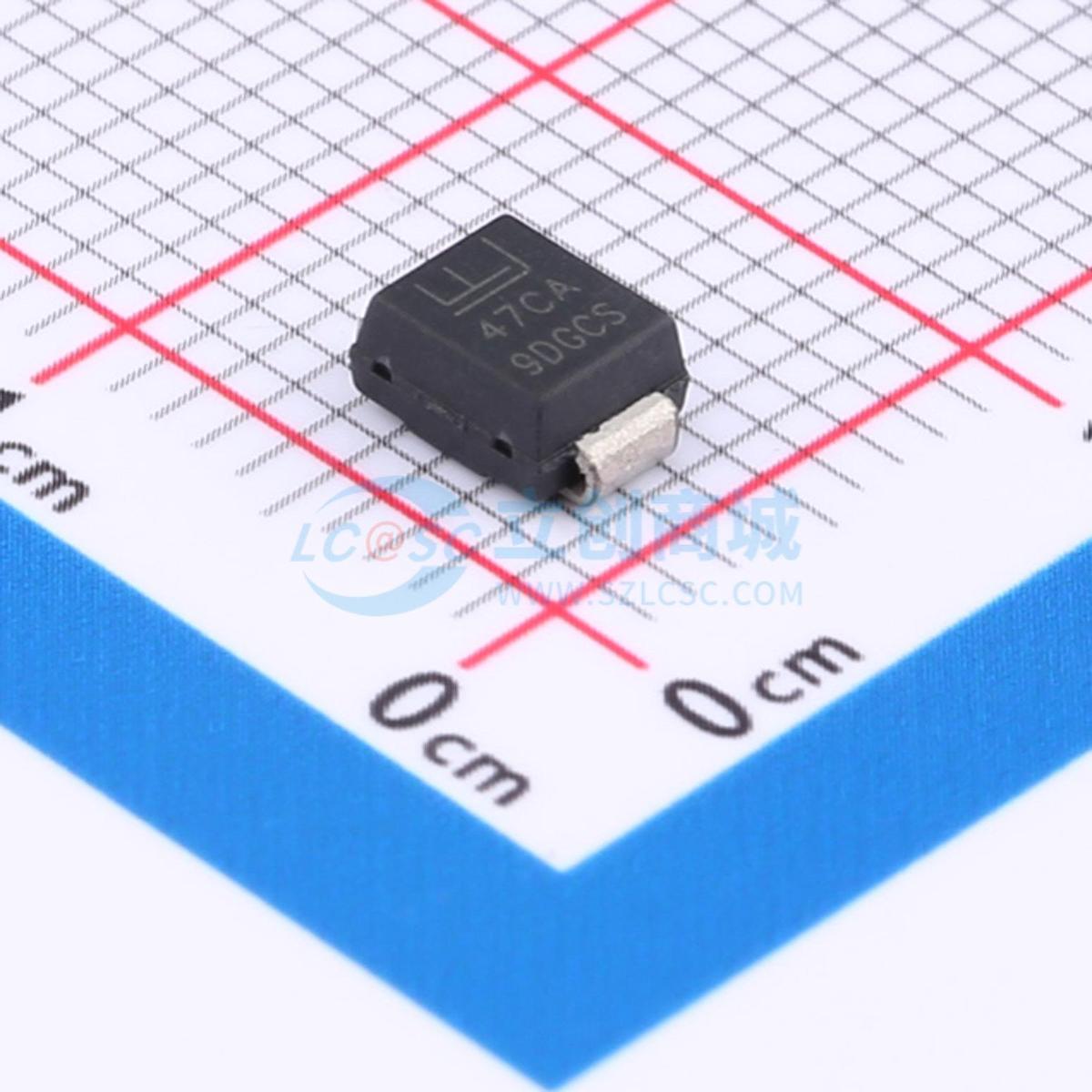 TVS/ESD管 TPSMB47CA DO-214AA(SMBJ) 40.2V 9.4A Littelfuse力特