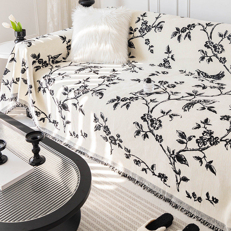 全盖巾四季通用新款简约可爱万能沙发盖布盖巾防滑客厅沙发坐垫子