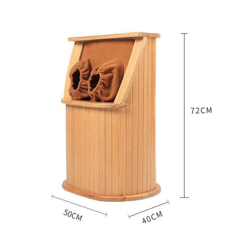 熏蒸远红外线频谱按摩家用足浴桶足疗汗蒸全息能量养生桶泡脚木桶