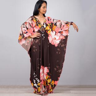 度假长袍 防晒罩衫 超大沙滩罩衫 新款