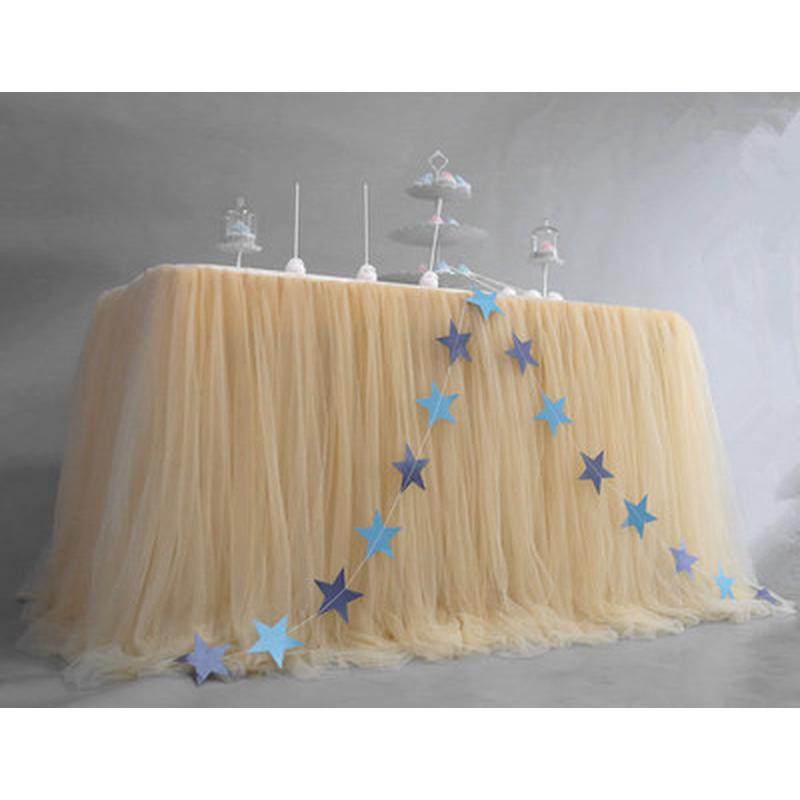 甜品道具桌布签到台布纱婚庆桌布置围裙桌套纱幔桌裙蓬蓬纱桌布,居家布艺,成品窗帘,淘宝优惠券,粉丝福利购,淘宝优惠卷