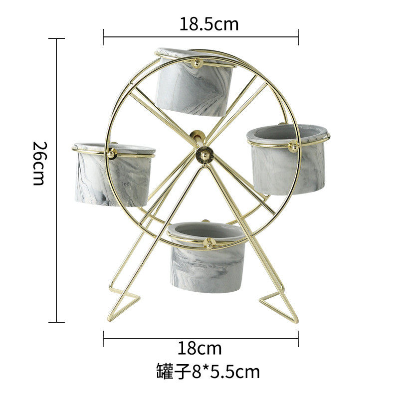 ins镀金色铁艺多肉花盆肉肉花盆花瓶简约北欧花盆铁架套装,鲜花速递/花卉仿真/绿植园艺,花盆,淘宝优惠券,粉丝福利购,淘宝优惠卷