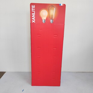 厂家批发灯具瓦楞货架展示盒纸纸彩盒pdq亚克力超市商品展示架
