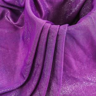 夏季 亮闪闪金银丝针织面料变色龙亮针织布厚线布金属丝丝 薄款