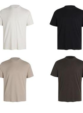 HermitCreate基础短袖轻奢老钱Cleanfit特殊肌理索罗娜面料凉感