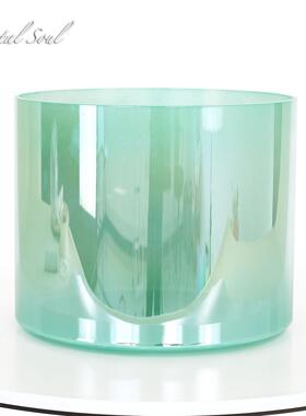 【源头工厂】水晶钵432Hz水晶颂钵绿色唱歌碗带配件