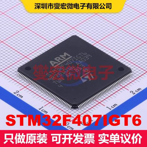 STM32F407IGT6 LQFP-176(24x24) 微控制器 嵌入式 集成芯片IC
