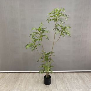 新款仿真树 十大功劳 花艺师景观布置中式景观造景植物 树杆拆卸