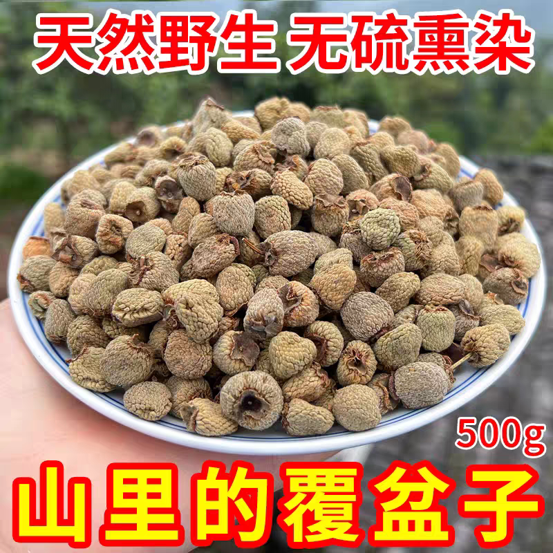 野生覆盆子新鲜正品掌叶覆盆子干货搭桑葚山茱萸沙苑子菟丝子泡水