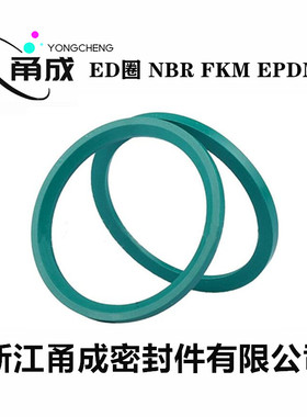 ED圈斜角平垫DIN3869E端用密封圈接头丁腈NBR氟胶FKM三元乙丙EPDM