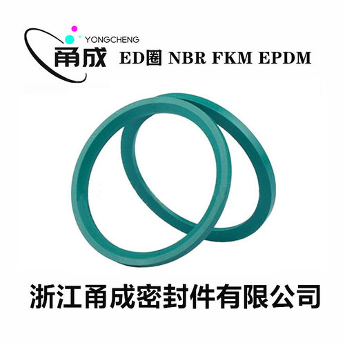 ED圈斜角平垫DIN3869E端用密封圈接头丁腈NBR氟胶FKM三元乙丙EPDM