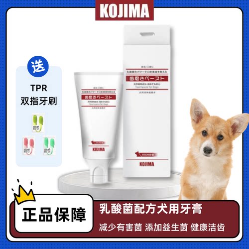 KOJIMA犬用乳酸菌牙膏告别齿垢