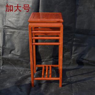 新中式花盆架置物架花梨木花几原木客厅古董架网红鱼缸架艺术花架