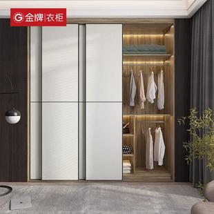 金牌定制衣柜卧室简约转角衣柜梳妆台收纳柜一体定制一门到顶衣柜