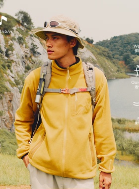AllReaday新奇天 Polartec户外抓绒衣男款徒步保暖摇粒绒P绒外套