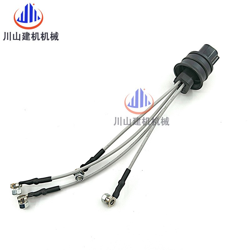 挖掘机配件适E323D 320D2帕金斯C6.6 C7.1发动机喷油嘴线束插头