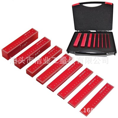高度尺 8件套台锯测量垫块 Saw Setup Blocks  guage新款木工量块