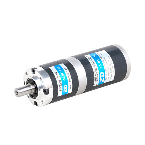 ZD中大52mm直流无刷24V40W60W行星齿轮减速电机调速大扭矩可选配