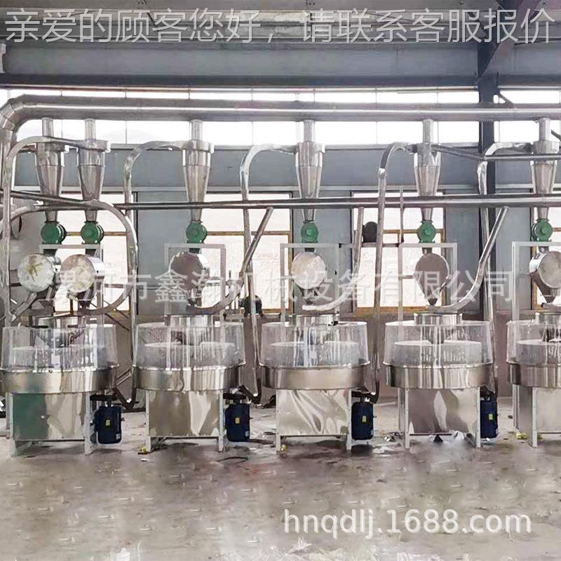 小麦石磨面粉 玉米磨石面粉工电机动JKE石碾 家用加电动石磨面粉