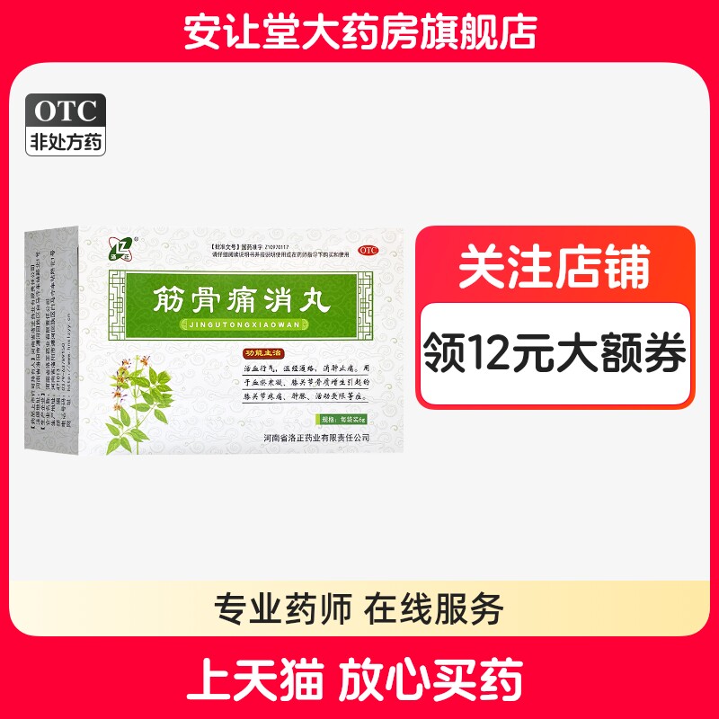 [洛正]筋骨痛消丸6g*12袋/盒