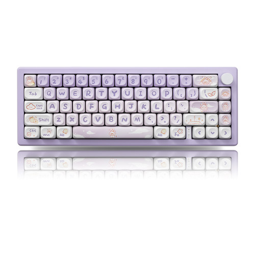 moa键帽紫兔pbt材质热升华