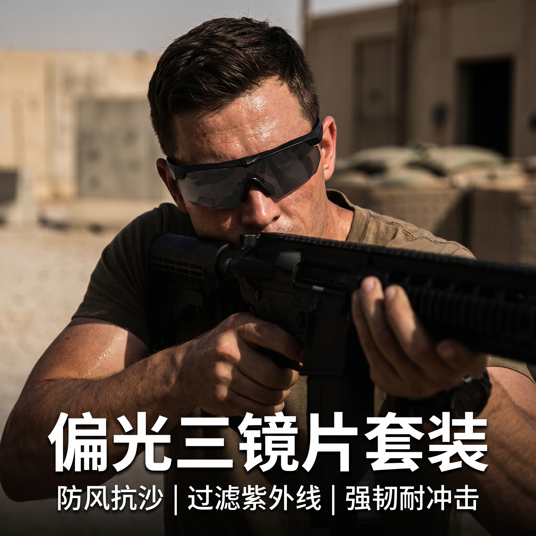 特战兵军迷CS射击眼镜防爆战术护目镜防弹特战护目眼镜战术墨镜男