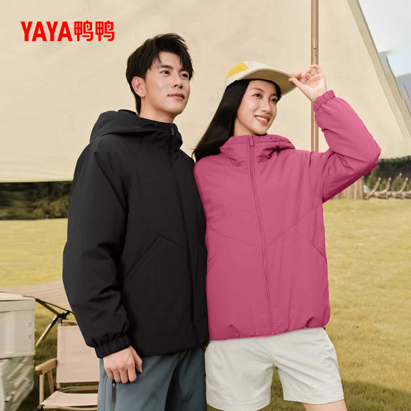 YAYA鸭鸭羽绒服女短款加厚保暖