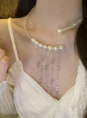 公主宴会！闪钻项链小众风项圈