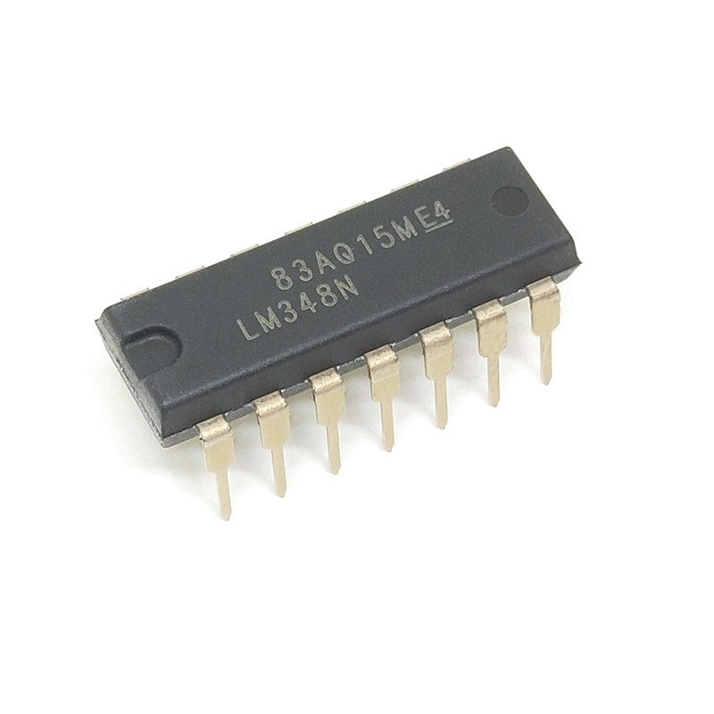 全新原装进口LM348N 直插DIP-14 四路运放运算放大器逻辑IC LM348