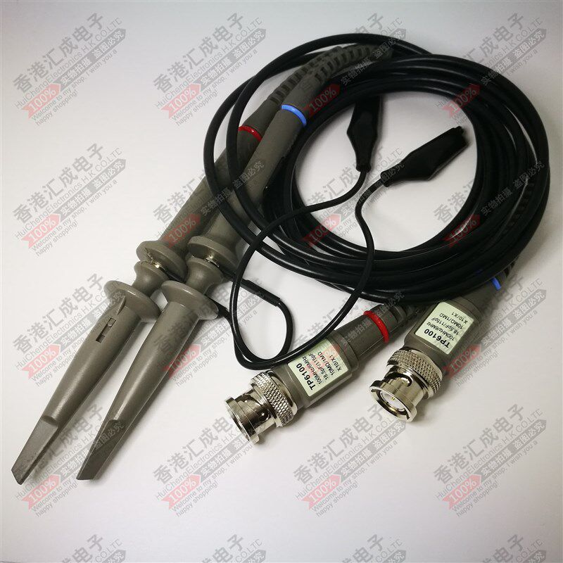 1套示波器探头 探棒TP6100 X1/X10 18.5PF/115PF 100MHz 全新原装