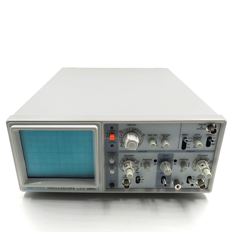 龙威授权 原装龙威 L-212模拟示波器 20MHz 兆双踪示波器