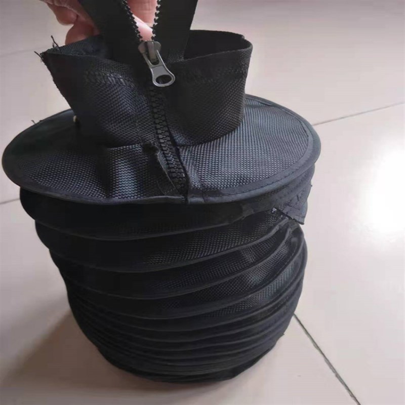 圆筒式丝杠防护罩滚珠丝杆防护罩防铁屑伸缩护套带V拉链免拆光杠