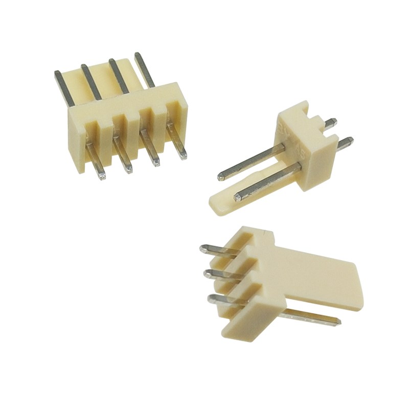 KF2510弯针座 胶壳接线端子2/3/4/5/6/7/8/9/10/11/12P接插件2.54