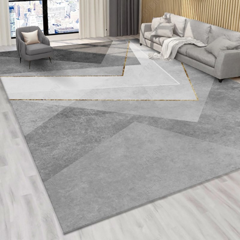 速发地毯客厅北欧轻奢高级沙发茶几毯现代简约灰色卧室家用大面积