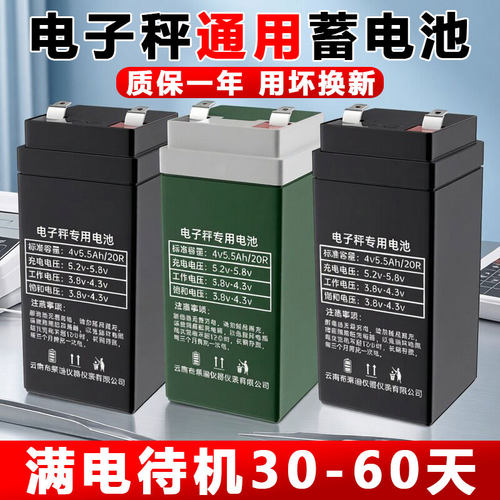 【超级耐用】电子秤专用蓄电池