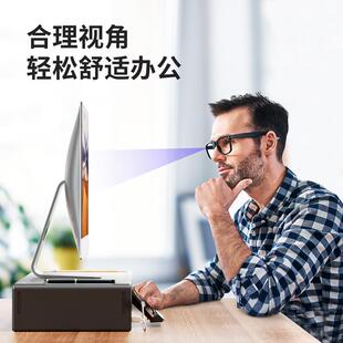 垫高 电脑显示器增高抽屉护颈多功能收纳桌面imac支架办公扩展台式