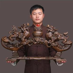 貔貅摆件客厅玄关壁柜办公室摆设龙年九龙戏珠摆件店铺开业送礼