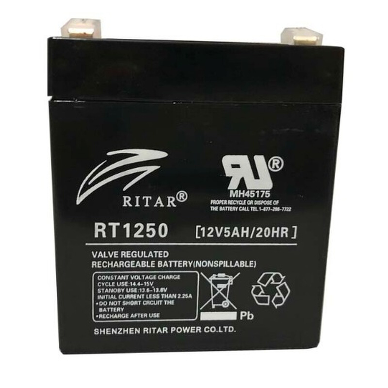 蓄电池RT1250 7.2 4.5 9消防应急12V5.5AH卷帘门24v电瓶 电子元器件市场 其它元器件 原图主图