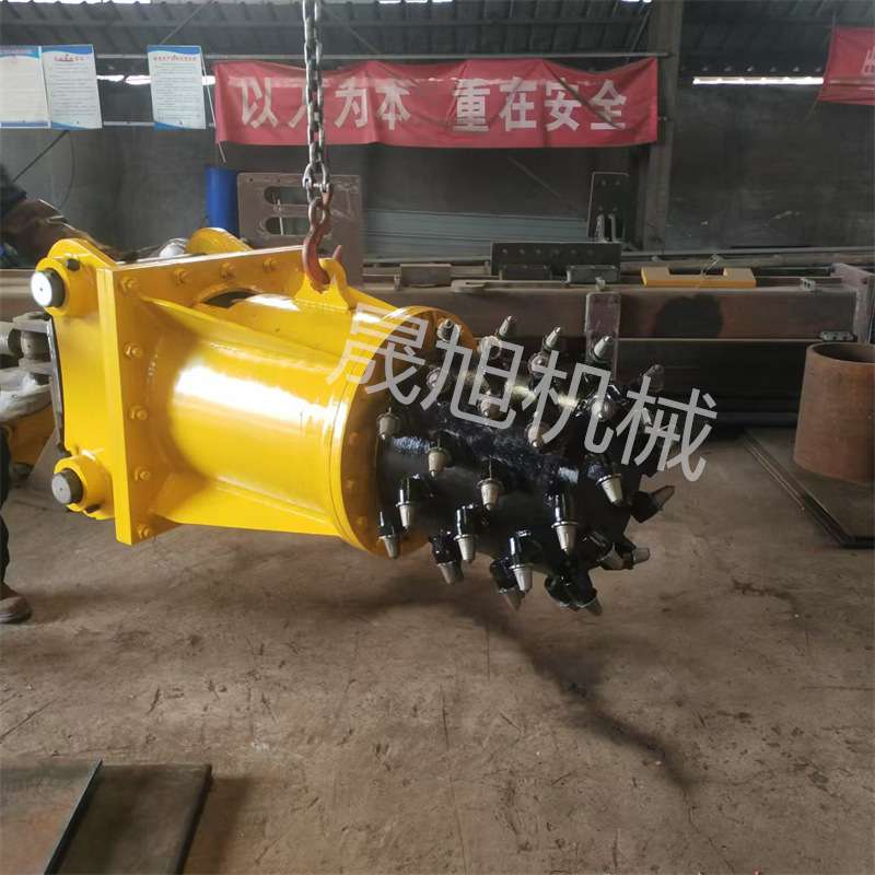 铣挖机铣挖头高速护坡骨架刻槽机横向纵向路面开沟开槽机