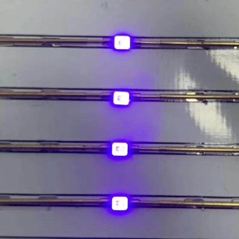 UVA 2835紫光395NM贴片0.2W紫色0.5W灯珠LED消毒杀菌灭蚊美甲验钞