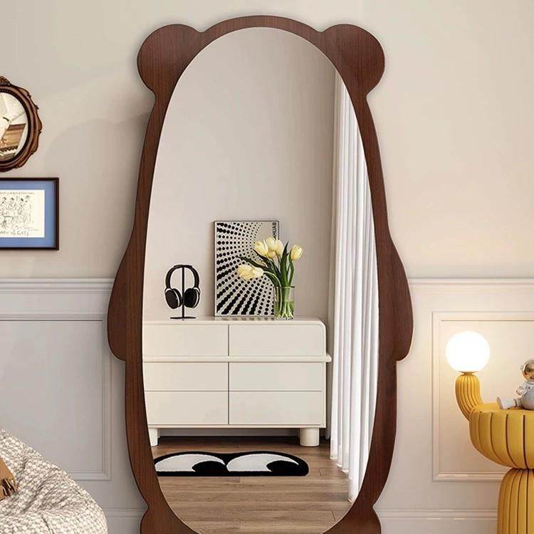 异形小胖熊全身镜女生卧室网红穿衣镜家用壁挂式镜子服装店试衣镜,橡塑材料及制品,亚克力管/有机玻璃管,淘宝优惠券,粉丝福利购,淘宝优惠卷