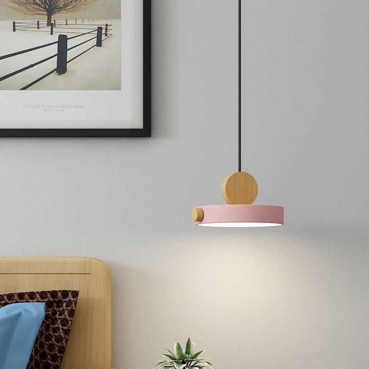 北欧创意个性单头卧室床头小吊灯 现代简约三头餐厅吊灯led吧台灯