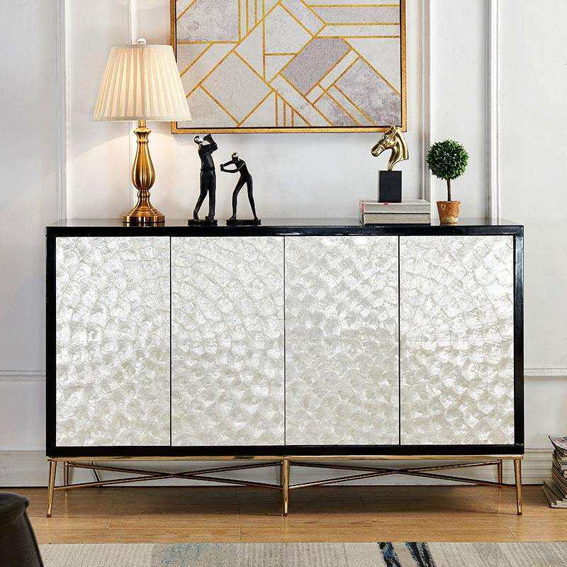 轻奢别墅餐边柜入户玄关柜客厅天然贝壳实木装饰柜卧室收纳储物柜,橡塑材料及制品,亚克力管/有机玻璃管,淘宝优惠券,粉丝福利购,淘宝优惠卷