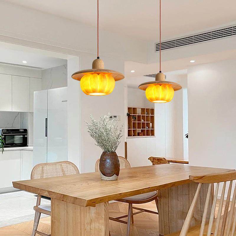 餐厅吊灯实木北欧诧寂风火锅店日式南瓜民宿茶室吧台餐饮网红吊灯,金属材料及制品,金属加工件/五金加工件,淘宝优惠券,粉丝福利购,淘宝优惠卷