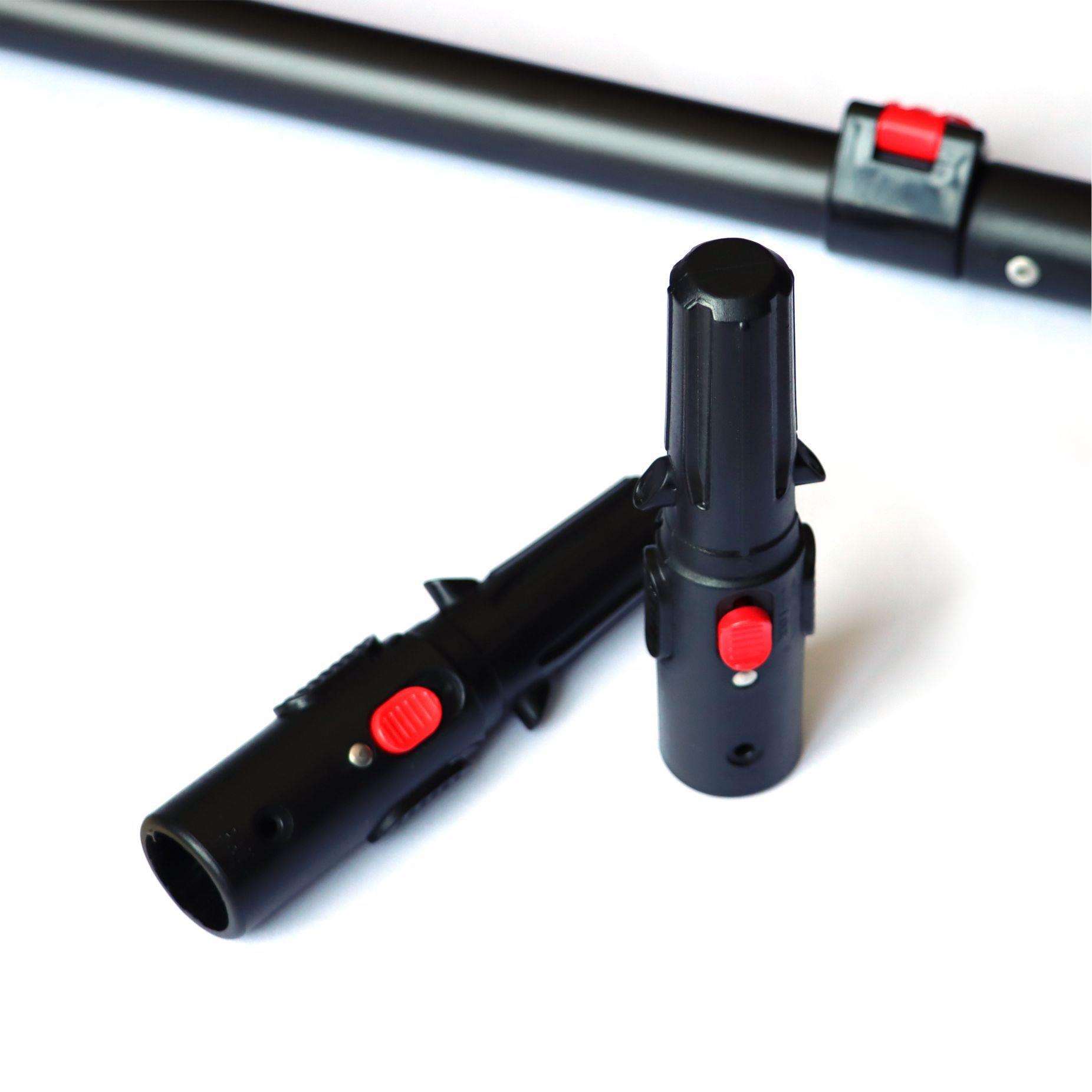 五节伸缩杆刷油漆滚筒接口 可伸缩加长伸缩杆