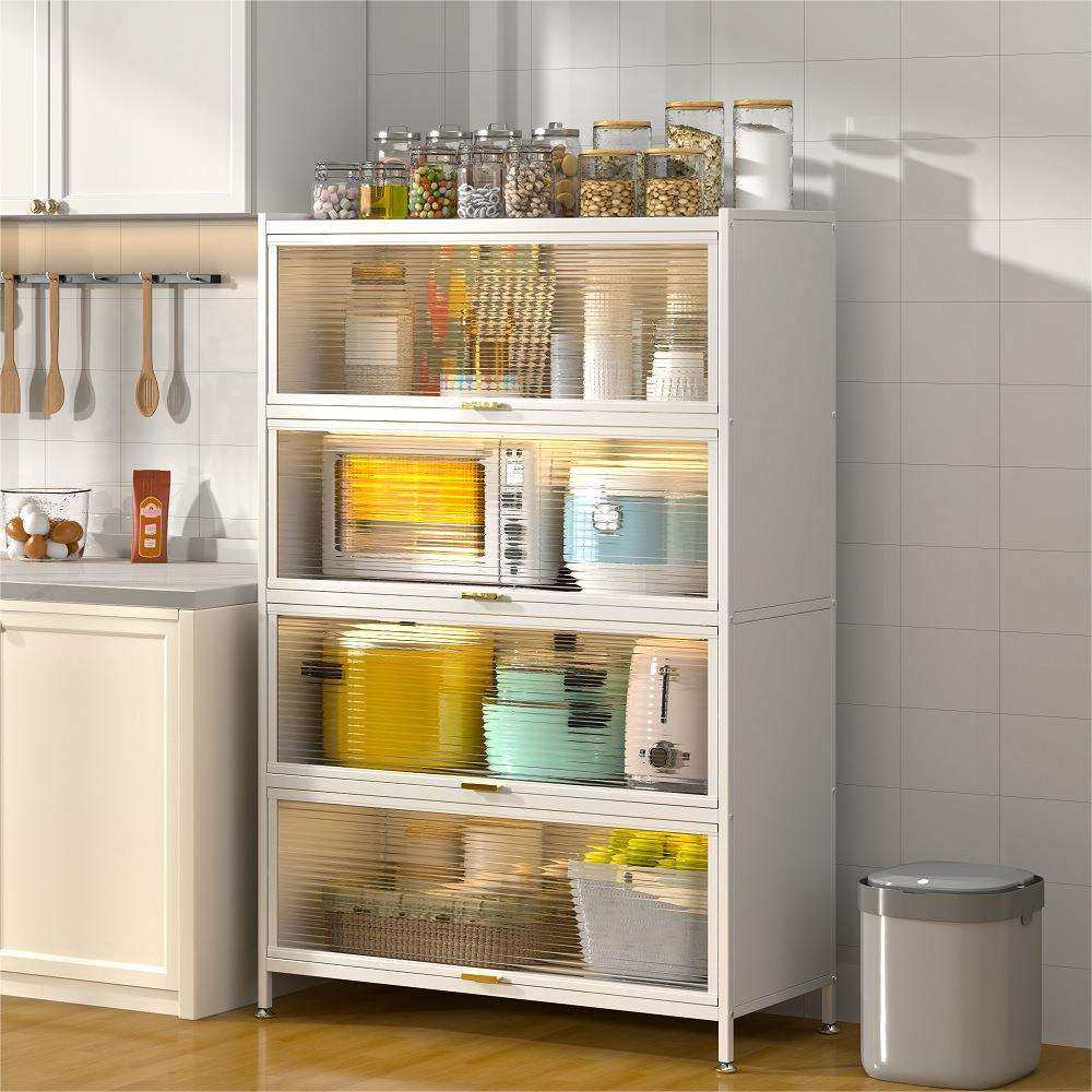 厨房置物架落地多层收纳柜子微波炉家用带门多功能橱柜储物柜,橡塑材料及制品,亚克力管/有机玻璃管,淘宝优惠券,粉丝福利购,淘宝优惠卷